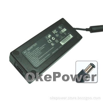 Replacement Laptop AC Adapter for HP 18.5V 6.5A 120W (OKE-H18565P)